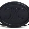 셀린느 스무스 카프스킨 크로스바디 오발 퍼스 레더 트리옹프 블랙(L16*W4*H12.5cm)