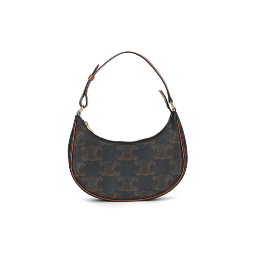 CELINE 아바 소가죽 언더암 숄더백, 핸드백, 숄더백 여성 타우니(L23*W6*H13.5cm)