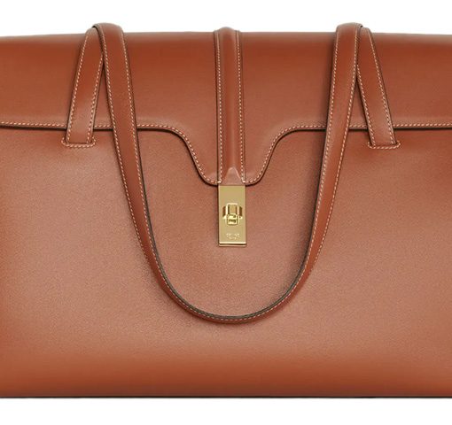 셀린느 스무스 카프스킨 라지 소프트 16 백 탄(L38*W18*H26cm)
