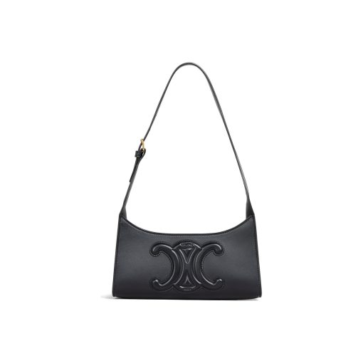 셀린느 스무스 카프스킨 숄더백 레더 트리옹프 블랙(L24*W5*H13cm)
