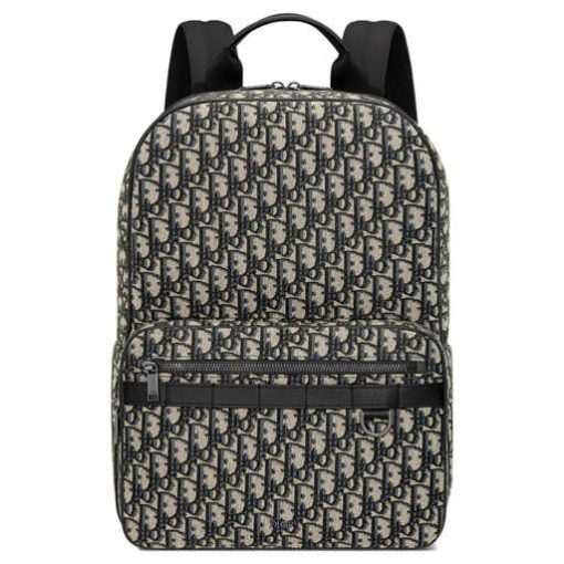 디올 사파리 백팩 베이지 블랙 디올 오블리크 자카드(L28.5*W14*H41cm)
