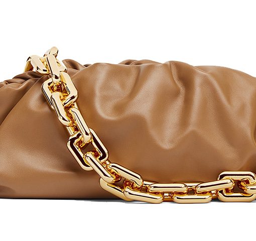 보테가 베네타 레더 체인 숄더백 티크(L31*W12*H16cm)