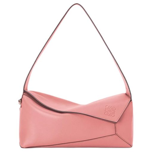 로에베 퍼즐 호보 소가죽 숄더백 핸드백 레귤러 여성 피치 핑크(L28.7*W10.7*H14cm)