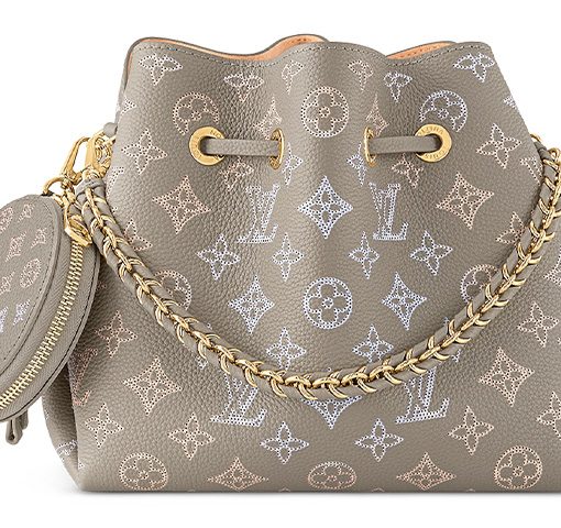 LOUIS VUITTON 벨라 소가죽 문라이트 여신 버킷 백, 크로스백, 숄더 백 레귤러 여성 그레이 그린(L22*W14*H19cm)