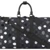 LOUIS VUITTON 야요이 쿠사마 콜라보레이션 키폴 소가죽 패치워크 캔버스 핸드백, 숄더 백, 크로스백, 여행 백 남성 블랙(L45*W20*H27cm)
