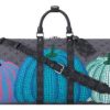 LOUIS VUITTON 야요이 쿠사마, Joint Fund 키폴 코팅 캔버스 가방 레귤러 남성 그레이(L58*W27*H31cm)