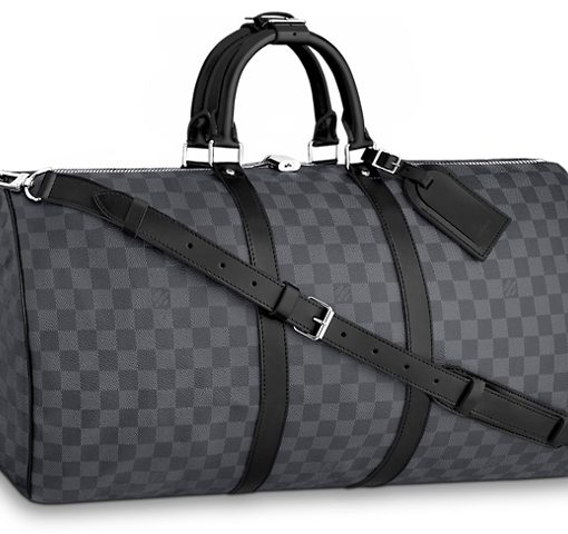 LOUIS VUITTON 키폴 캔버스 여행 백, <브랜드_1>e 어깨 크로스백, 핸드백 55 남성 그래파이트(L55*W26*H31cm)