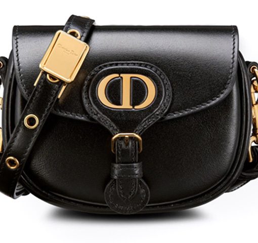 DIOR 보비 소가죽 핸드백, 숄더 백, 크로스백 엑스트라 미니 여성 블랙(L12.5*W4*H10cm)