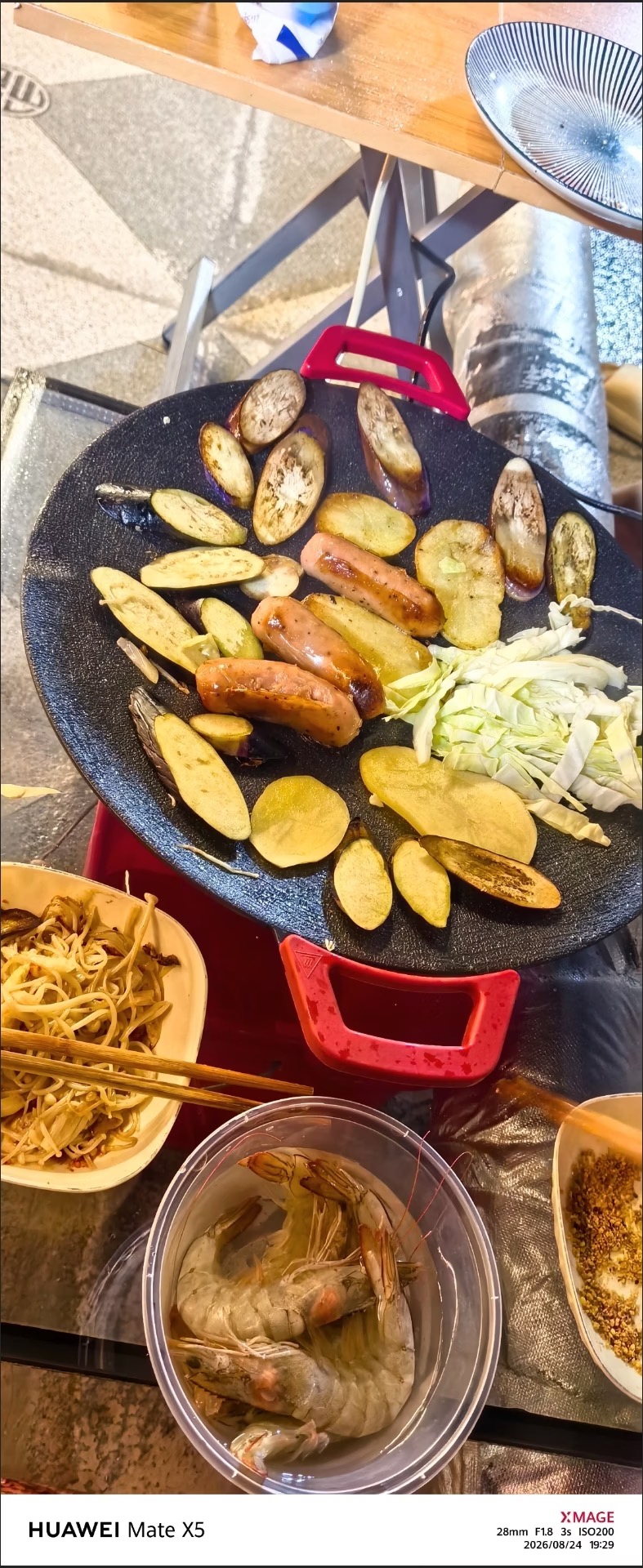 전기 그릴팬 야외용 전기 바비큐 그릴 가정용 다기능 논스틱 불판 photo review
